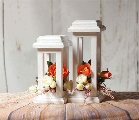 Design the florida beach wedding that represents your style and fits your budget! White Wedding Lantern Centerpiece, Candle Lantern, Wedding ...