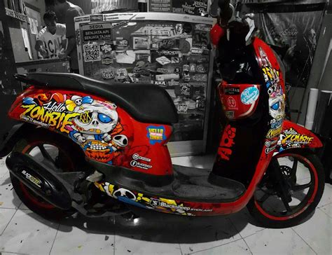 Hello kitty mermaid free coloring pages on art coloring pages. 28+ Top Terbaru Stiker Motor Scoopy Hello Kitty