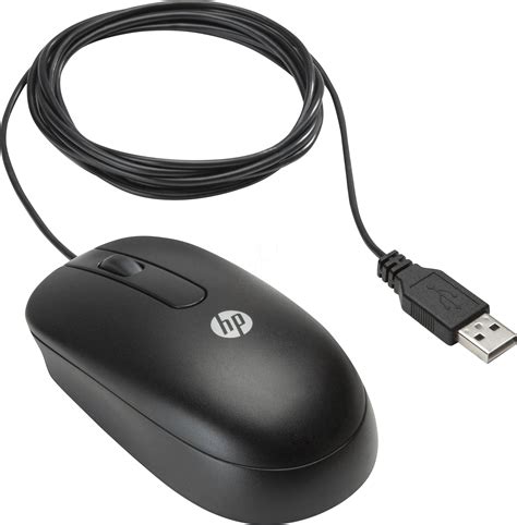 Hp H4b81aa Wired Mouse Usb Black At Reichelt Elektronik