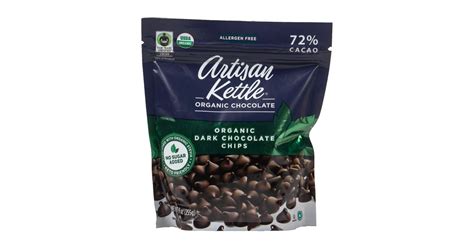 Artisan Kettle Chocolate Chips Dark Stevia Sweetened Organic