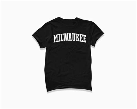 Milwaukee Shirt Milwaukee Wisconsin T Shirt College Style T Etsyde