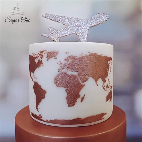 🌎 World Traveller Birthday Cake 🌎 Decorated Cake By Cakesdecor