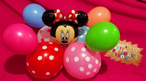 Decoration minnie balloon decorations party birthday party decorations minnie mouse balloons minnie mouse theme 2nd birthday parties birthday balloons happy birthday festa party. MAKING MINNIE MOUSE BALLOON DECORATION!!! - YouTube