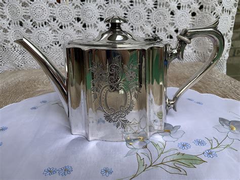 James Dixon And Sons Art Deco Teapot Silver Plated Etsy Australia Art