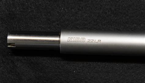 Kidd Supergrade 22lr 18 Bead Blast Stainless Steel Rifle Threaded