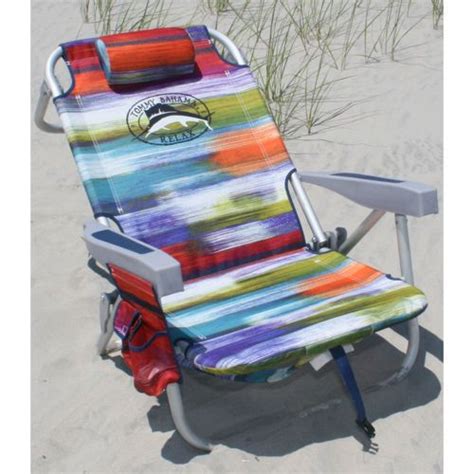 Tommy Bahama Backpack Beach Chair In Multi Color Stripe Backpack