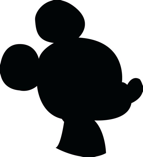 Mickey Mouse Silhouette Head At Getdrawings 88d