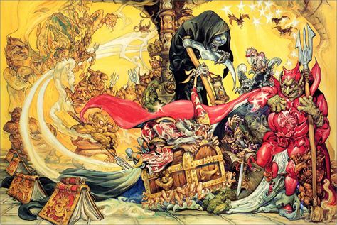The Io9 Guide To Discworld Josh Kirbys Paintings Aint Pretty But