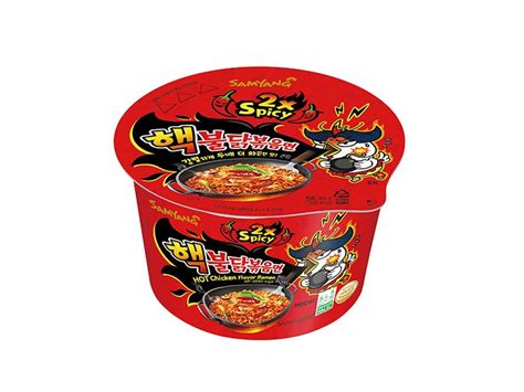 Køb Samyang Hot Chicken Ramen 2x Spicy Big Bowl 105 G → Kun 15 Kr ←