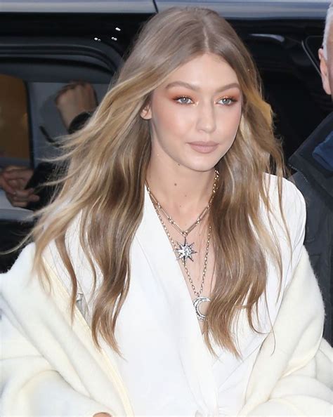 gigi hadid takes the season s most exciting makeup shade for a spin in new york city dark