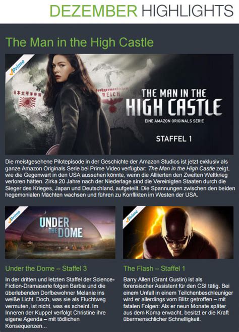 Zu beginn steht die neue funktion aber nicht allen zur verfügung. Amazon Prime Instant Video: Neue Filme und Serien im ...