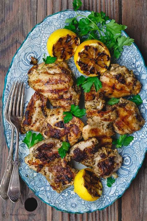 Easy Skillet Lemon Chicken Recipe The Mediterranean Dish