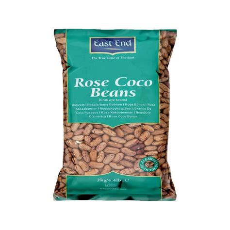 Our basmati rice is perfect for accompanying indian food. East End Rose Coco Beans 500gms