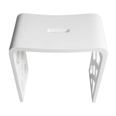 Alfi Abst88 Designer White Matte Solid Surface Resin Bathroomshower