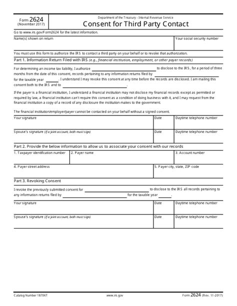 Irs Form 2624 Fill Out Sign Online And Download Fillable Pdf