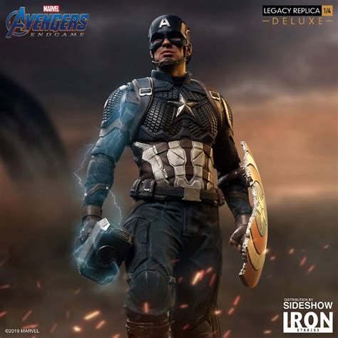 Iron Studios Captain America Deluxe 14 Statue