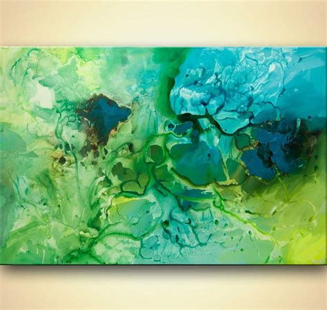 Awesome Modern Paintings Osnat Fine Art Painting Green Paintings