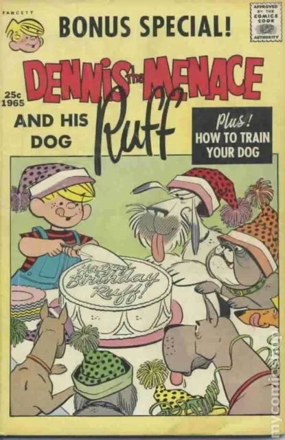 Dennis The Menace And His Dog Ruff 34 Gdvg 30 1965 Stock Image Low