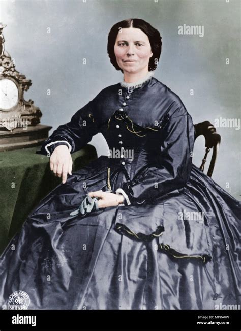 clara barton 1821 1912 founder of the american branch of the red cross artist unknown stock