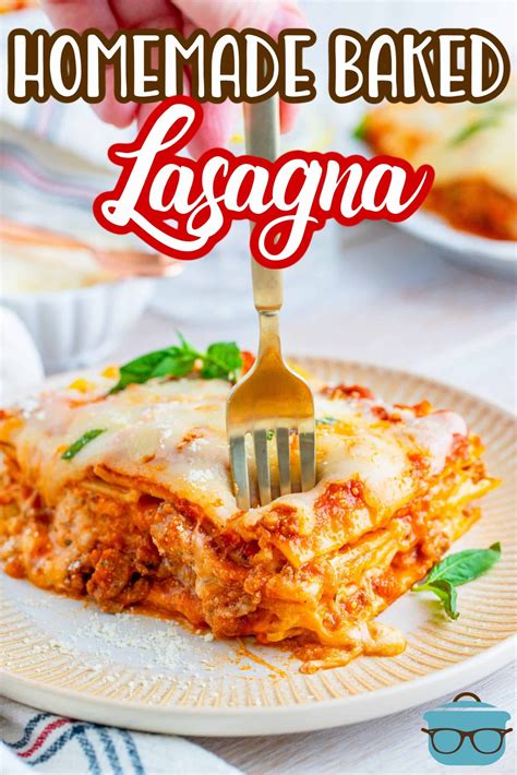 The Best Homemade Baked Lasagna Recipe Baked Lasagna Recipe Baked Lasagna Recipes