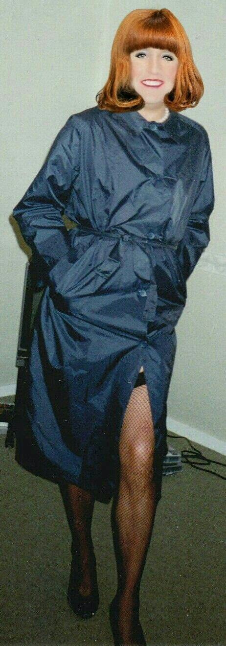 nylon mac me in 1994 rainwear girl raincoat fashion raincoats for women