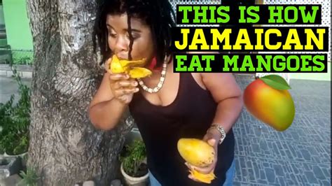 This Is How A Jamaican Eat Mango🥭 😋 Mangothon Jamaica Vlog 😆 Youtube