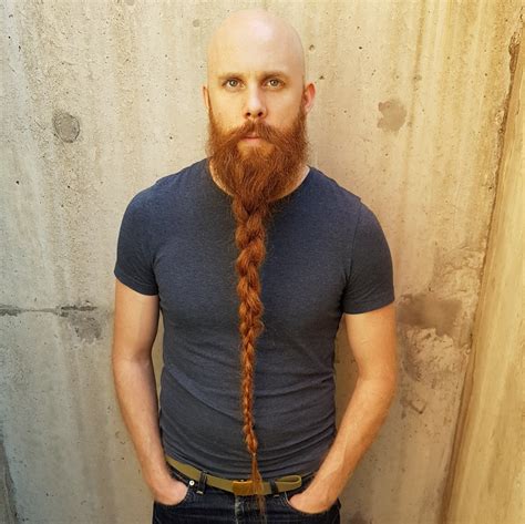 Here S My Chain Braided Beard Beards Braided Beard Beard Bald With Beard