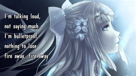 Nightcore Titanium Lyrics Youtube