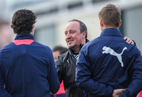 Rafa Benitezs First Newcastle United Training Session Irish Mirror