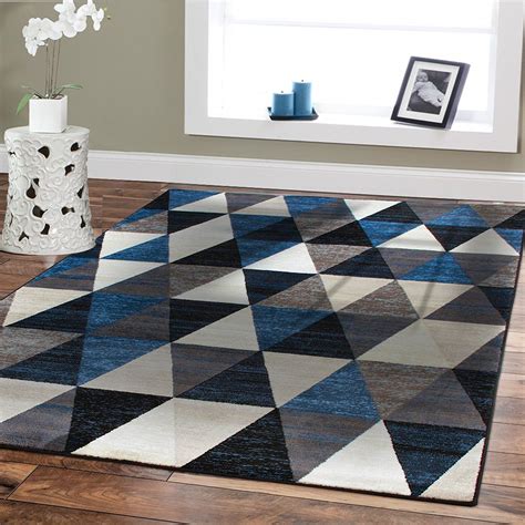 Premium Large Rugs 8x11 Modern Rugs For Brown