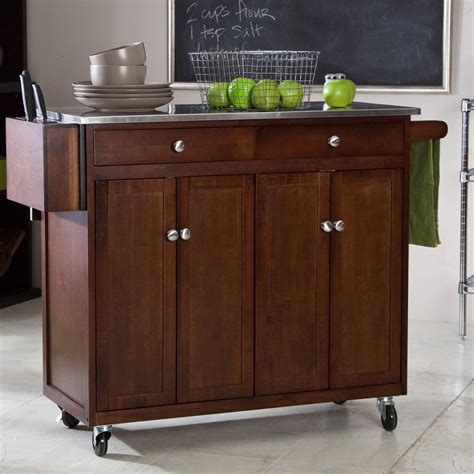 Have To Have It The Espresso Kitchen Cart 39998 Contemporary
