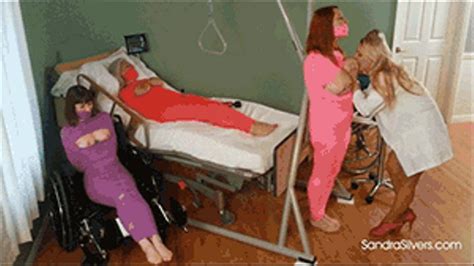 Nurse Lisa Gives Severe Breast Therapy To Mummified Big Titted Amazon Redhead As Mummified