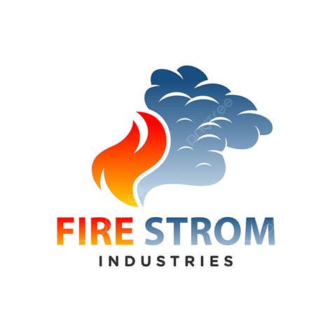 Storm Logo Vector Hd Png Images Fire Storm Vector Logo Storm Fire