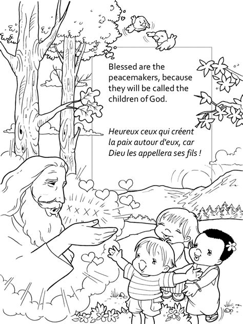 Free Printable Beatitudes Coloring Pages Coloring Pages