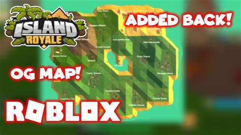 THEY ADDED BACK THE OLD MAP Roblox Island Royale YouTube