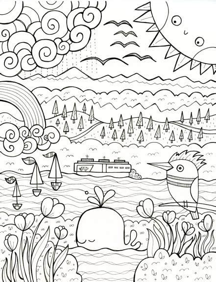 Landscape Line Drawing At Explore Collection Of