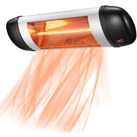 Wall Mounted Electric Infrared Patio Heater 1500w Zincera