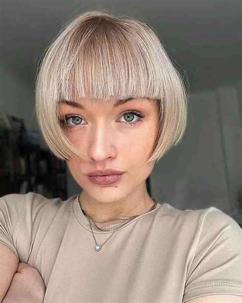 Top 80 Short Straight Hair With Bangs Latest In Eteachers