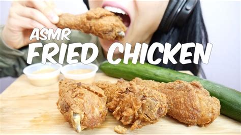 Asmr Extreme Crunch Fried Chicken Eating Sounds No Talking Sas Asmr Youtube