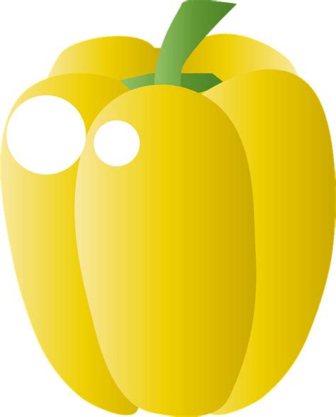 Sweet Yellow Bell Pepper Clipart Free Download Transparent Png