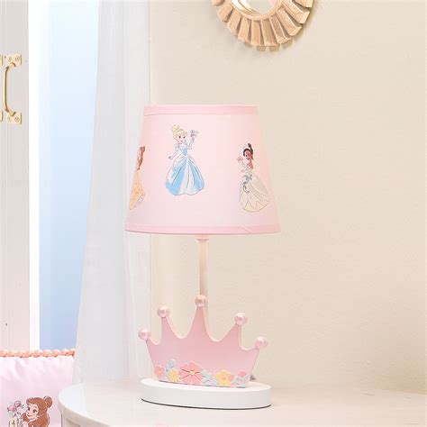 Disney Princesses Lamp With Shade And Bulb Girls Princess Room Disney