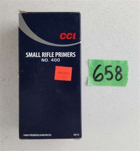 Cci Small Rifle Primers No 400 1 X 1000 Adam Marshall Land