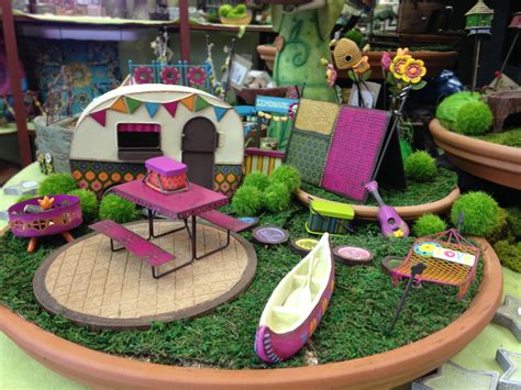 Cute Camping Fairy Garden Set Up In Our Shop Miniature