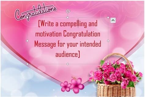 Congratulations Card Templates 4 Unqiue Designs In Ms Word Format