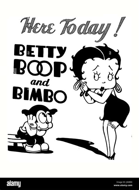 Betty Boop 1930s It Is Forbidden To Reproduce The Photograph Out