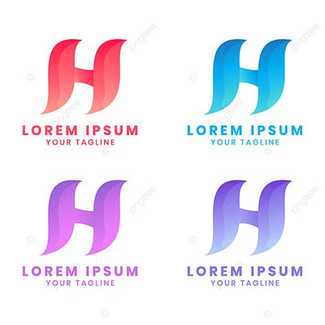 Gambar Template Huruf Desain Logo Huruf H H Surat Logo Png Dan