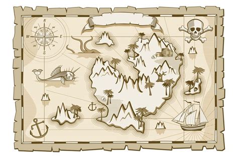 Printable Treasure Map Templates
