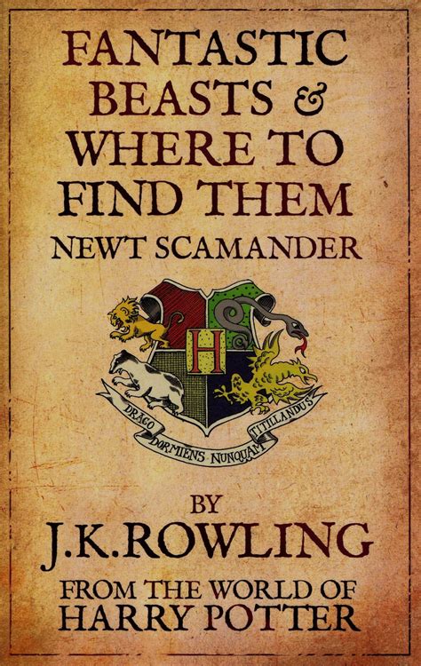 Fantastic Beasts And Where To Find Them Book Synopsis List Of Hutomo