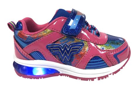 Wonder Woman Lighted Toddler Girls Athletic Shoes