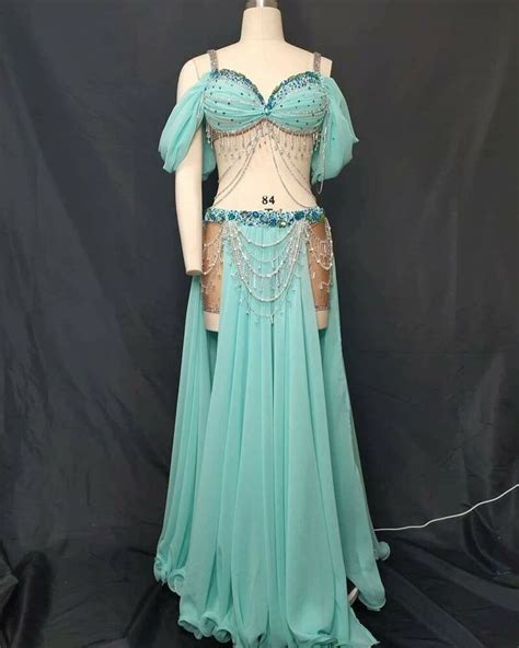 New Handmade Egyptian Professional Belly Dance Costume Many Color And Any Size Ebay Belly